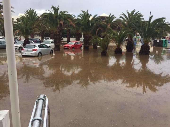 Lluvia en Lanzarote