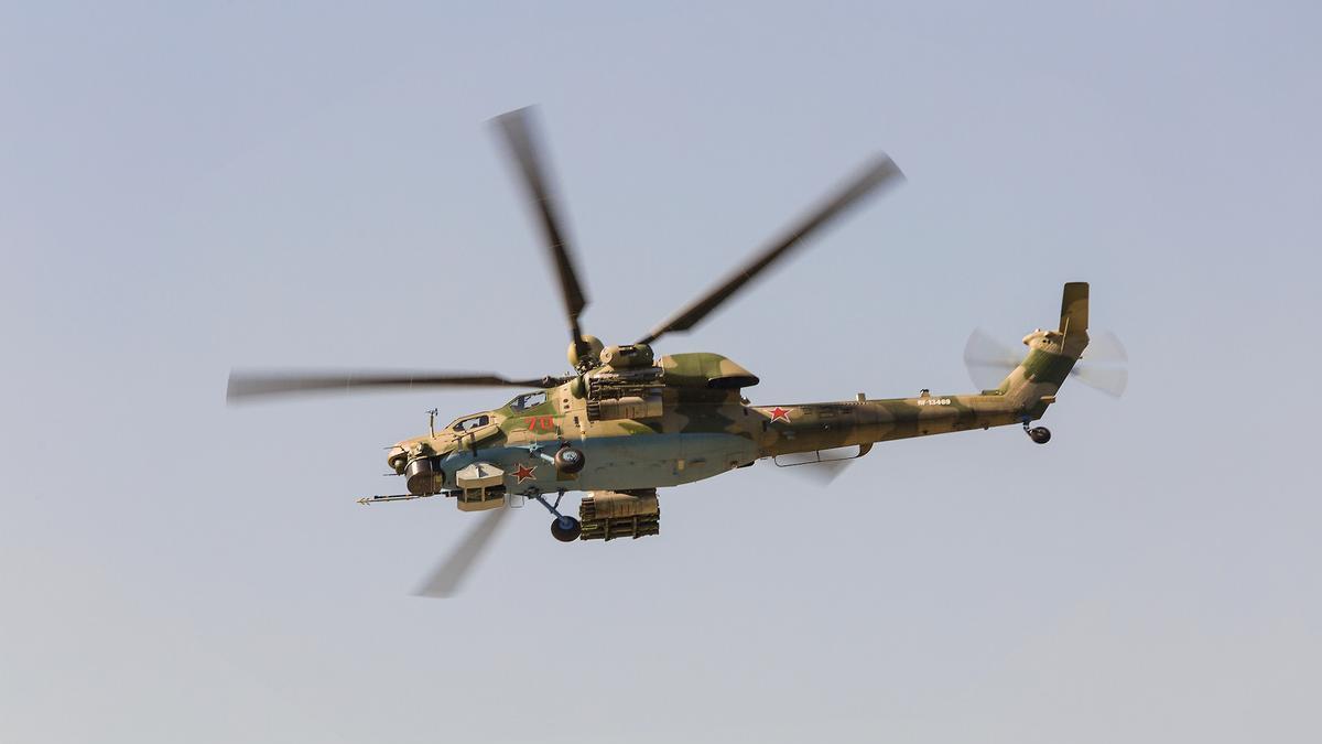 Imagen de archivo de un helicóptero.