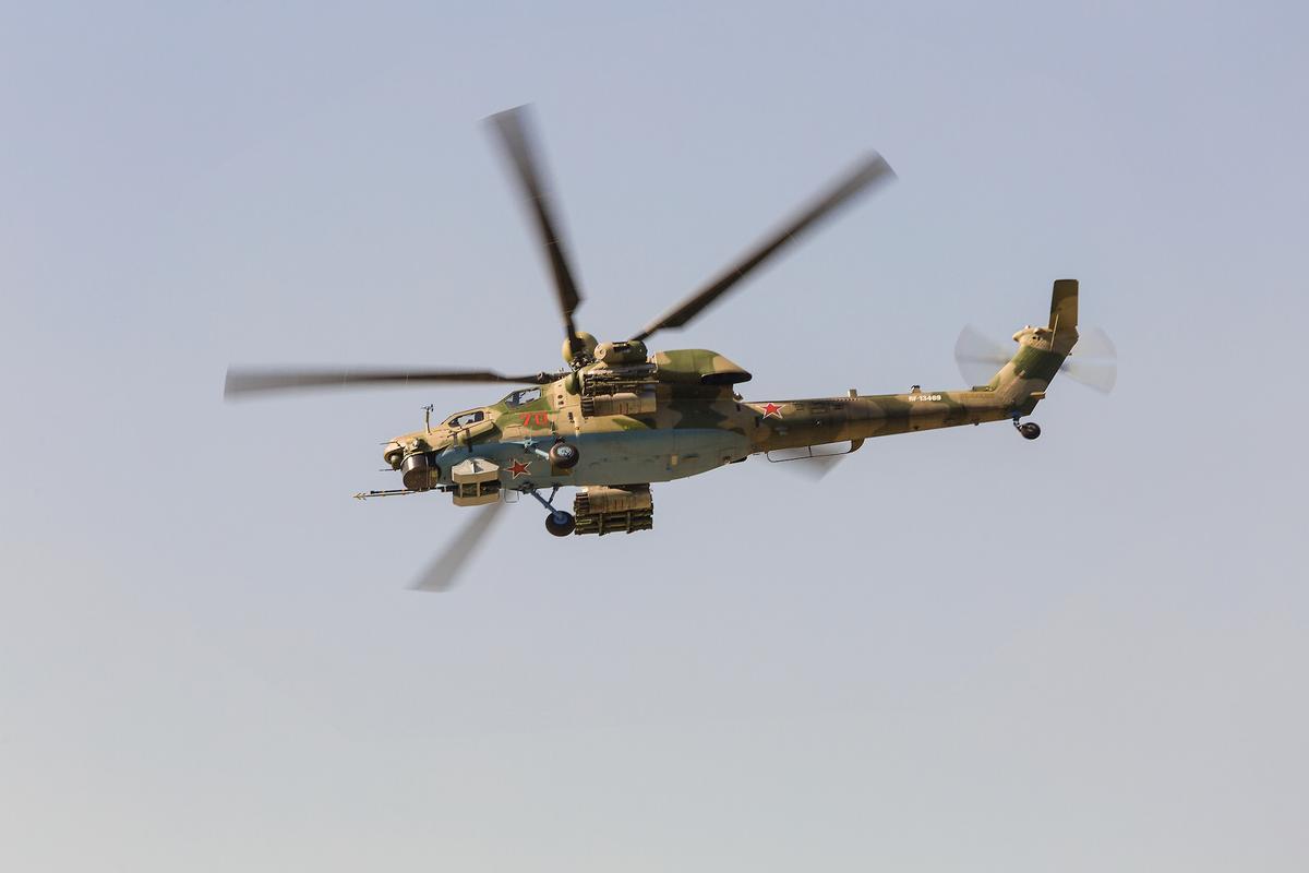 Imagen de archivo de un helicóptero.