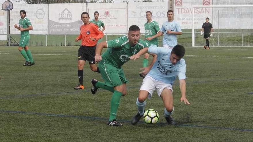 Un encuentro del Beluso de esta temporada. // Santos Álvarez