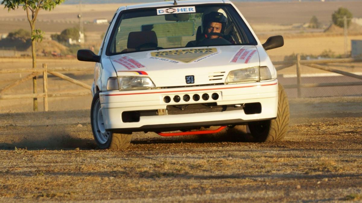 Prueba de slalom en Extremadura.