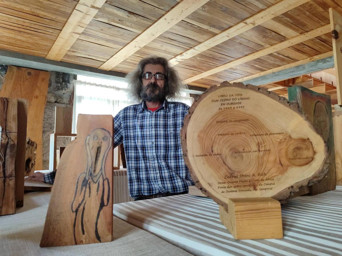 A Biblioteca de Madeiras do Mundo de Agustín Bastón, en Cangas