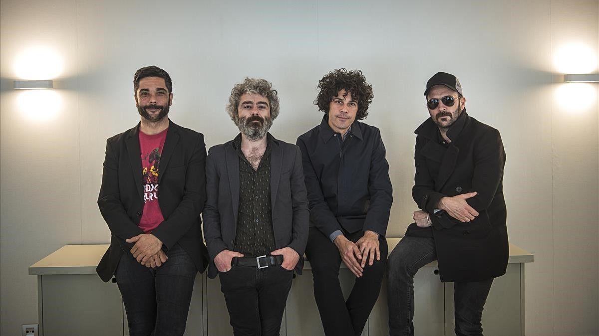 Los integrantesde León Benavente.