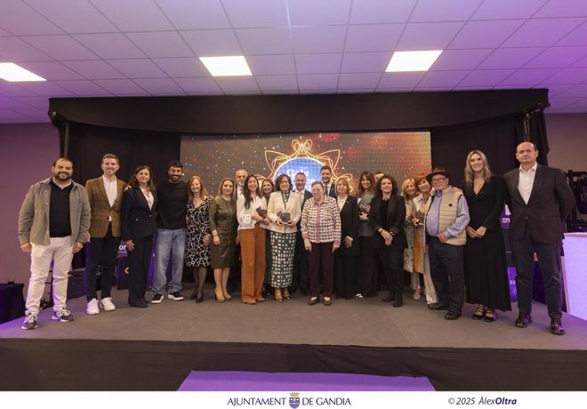 Así ha sido la Gala del Comercio del Centre Històric de Gandia