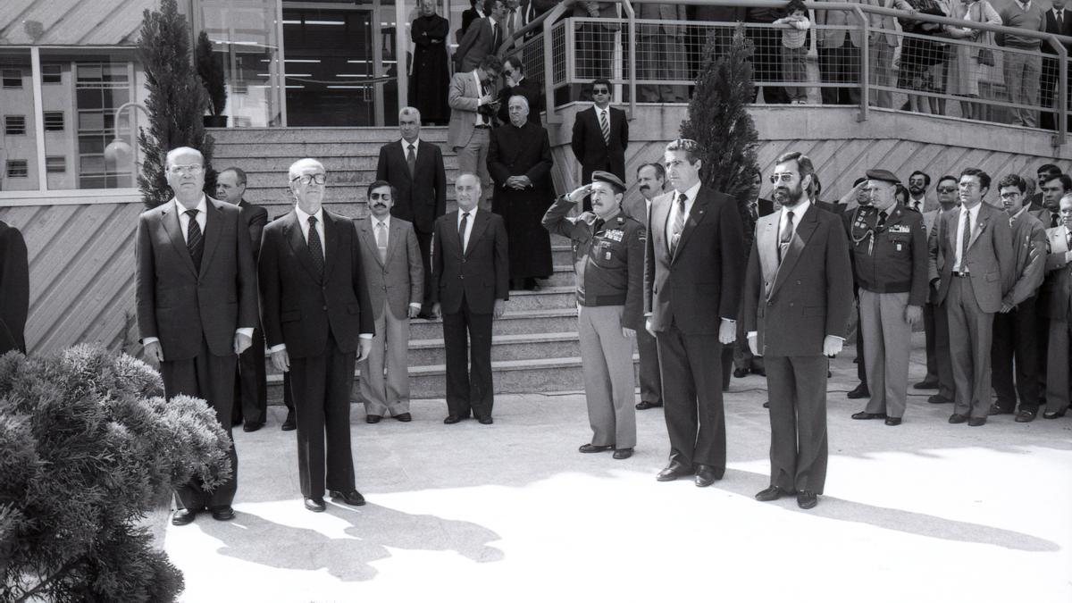 Acto de inauguración de la comisaría de Ourense.