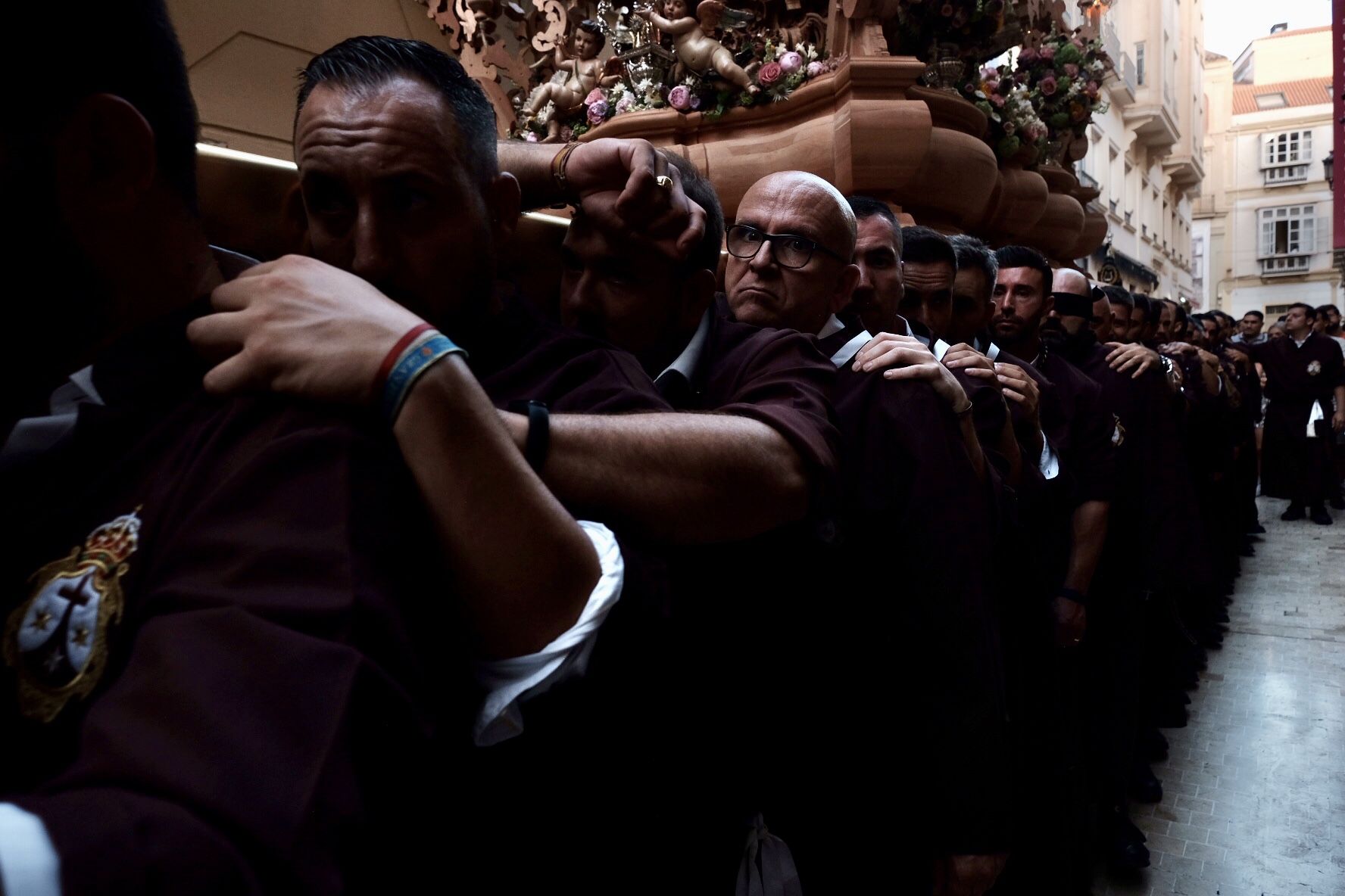 Procesión triunfal de regreso de la Virgen del Carmen de El Perchel.