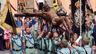 Así será el desembarco y las guardia de la Legión al Cristo de la Buena Muerte