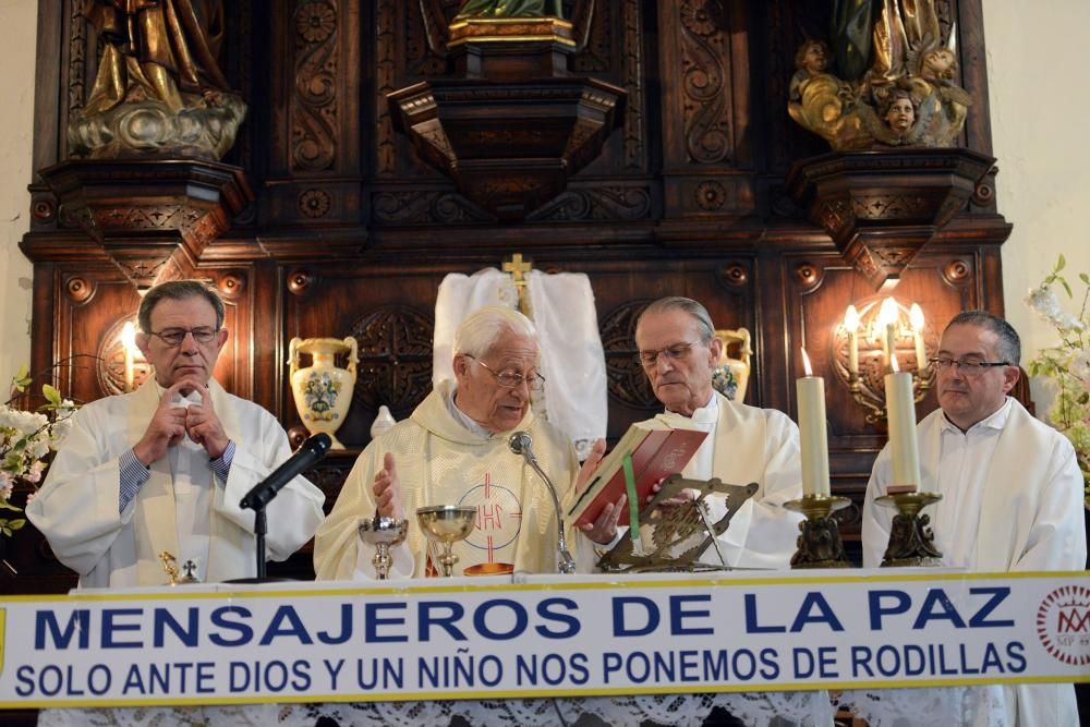 Homenaje al Padre Ángel en La Rebollada