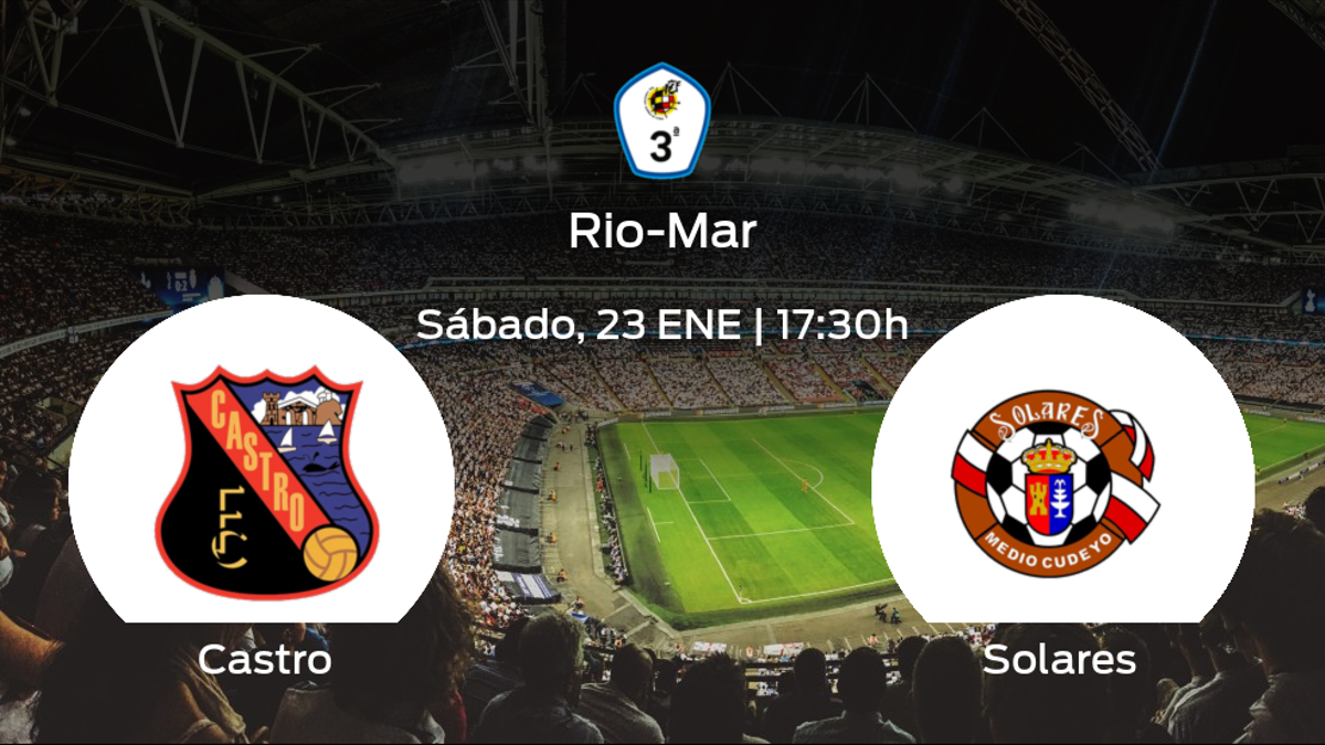 Jornada 13 de la Tercera División: previa del encuentro Castro - Solares