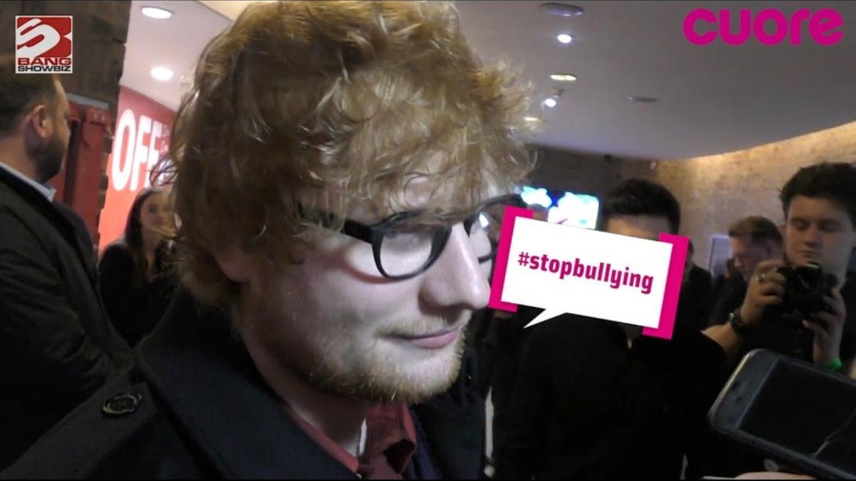 Ed Sheeran recurría a la música para afrontar el bullying