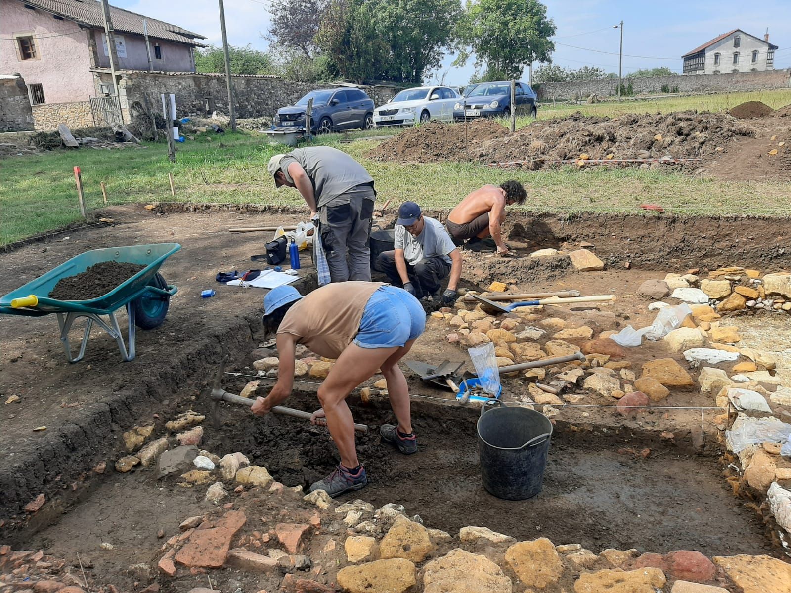 El yacimiento arqueológico Lucus Asturum, en Posada de Llanera: los expertos descubren que durante 400 años hubo población romana asentada allí