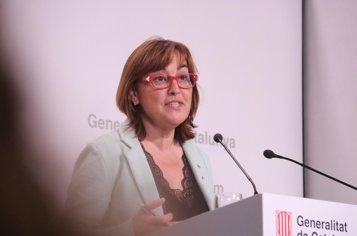 La portavoz del Govern, Sílvia Paneque, este martes en rueda de prensa La portavoz del Govern, Sílvia Paneque, este martes en rueda de prensa