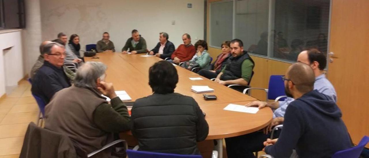 Imagen de la reunión de la comisión celebrada el martes.