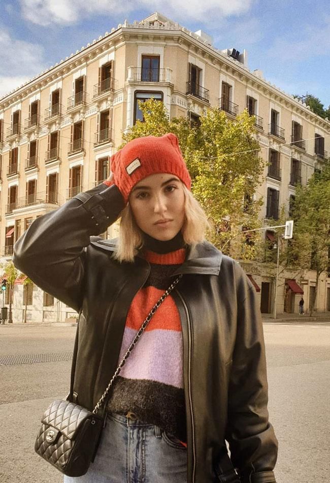 Alba Díaz Martín con look otoñal en su cuenta de Instagram