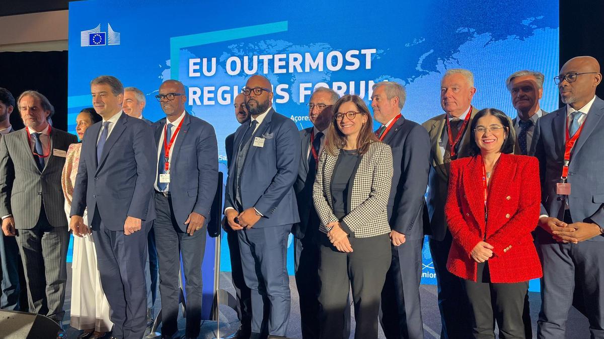 Carolina Darias, en su participación en el Foro de las Regiones Ultraperiféricas de la UE