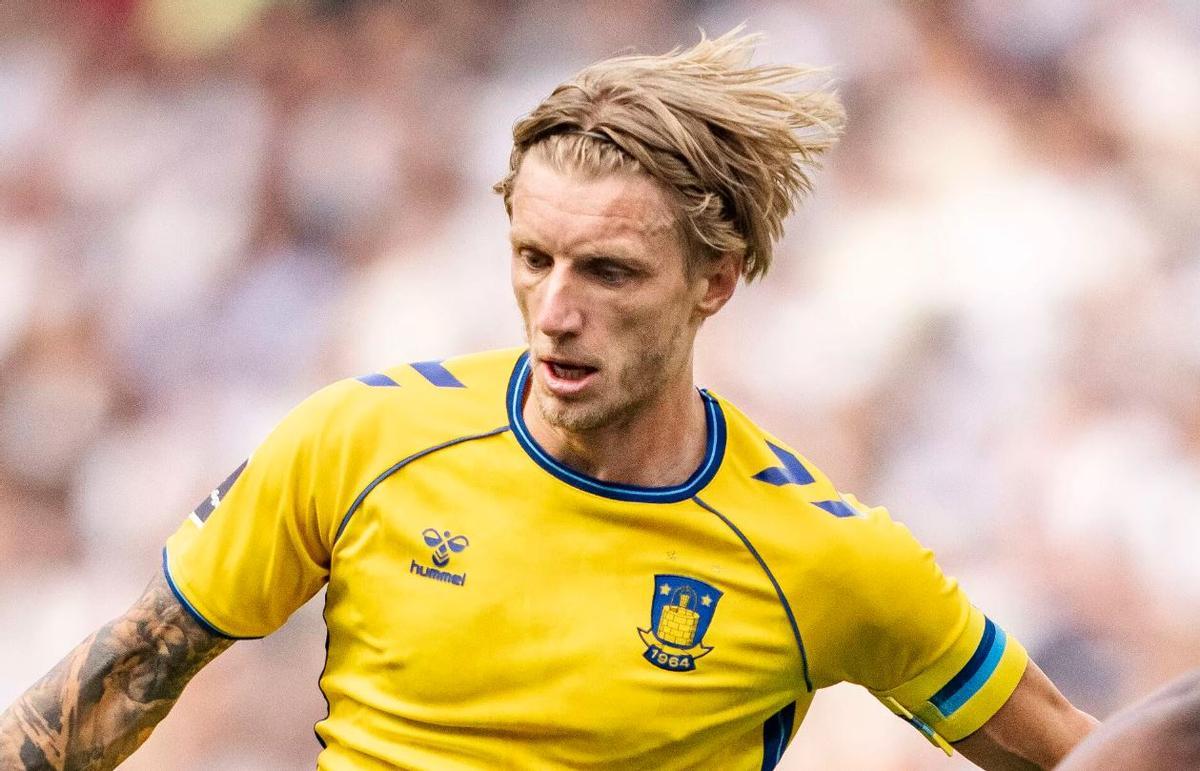 Daniel Wass en la actualidad con el Brøndby IF