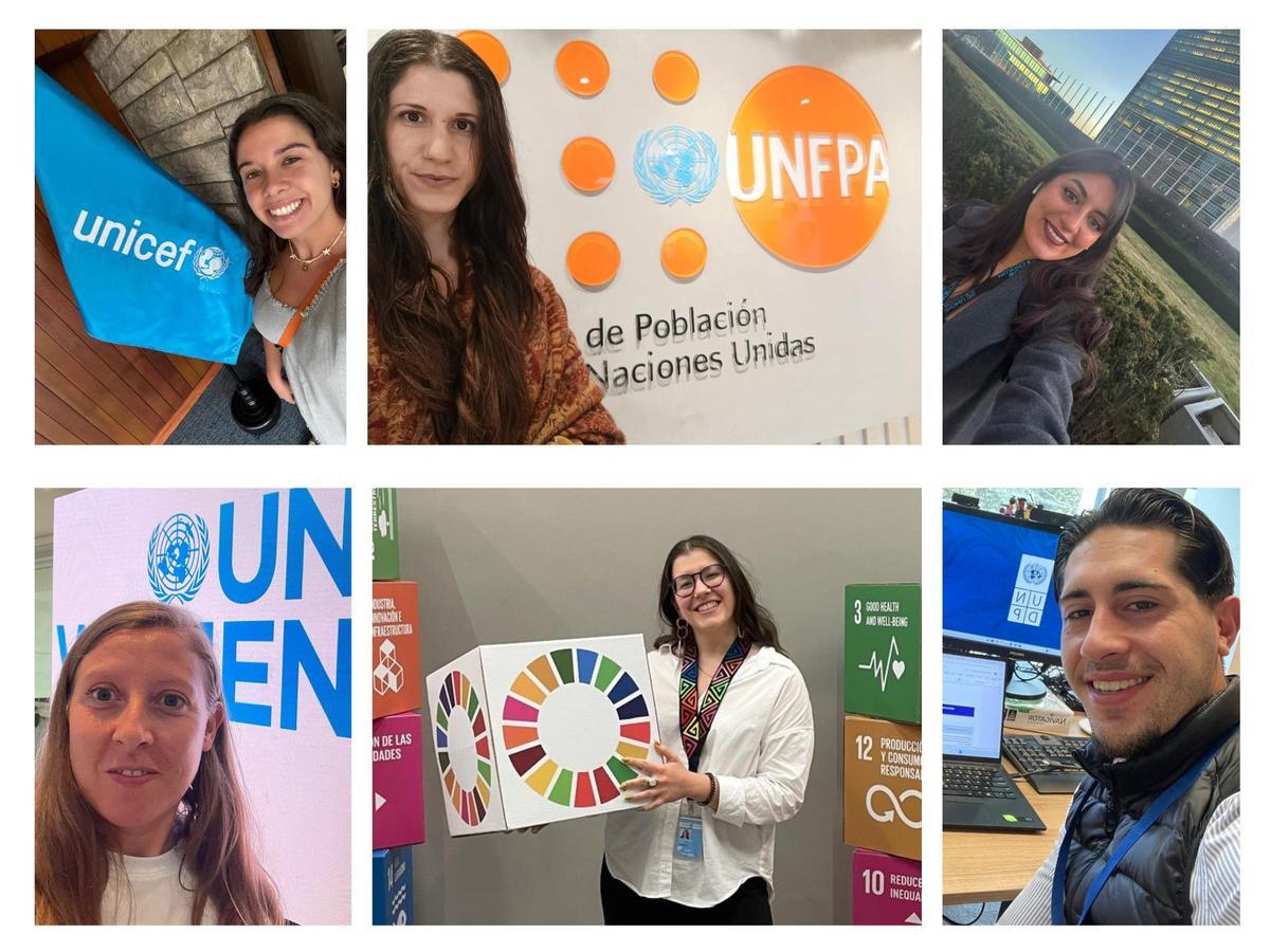 Algunos de los participantes en la VII edición de ‘Jóvenes de Extremadura en Organismos Multilaterales’.