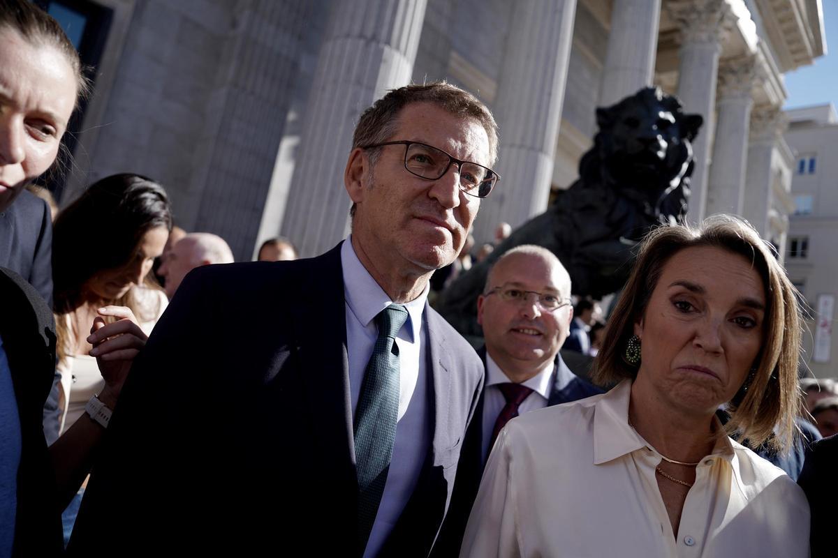 La segunda votación de la investidura de Feijóo, en imágenes