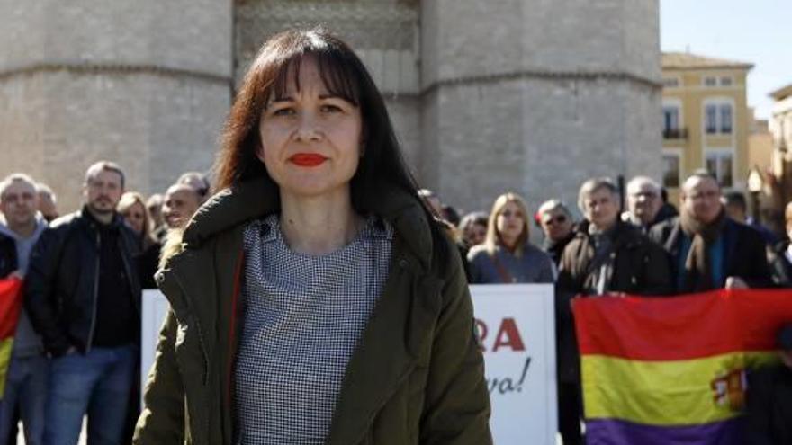 La coordinadora de EU en València, Rosa Albert.