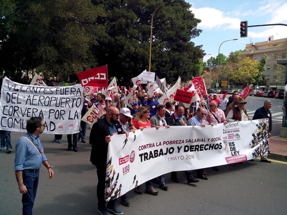 Manifestación del 1 de Mayo en Cartagena