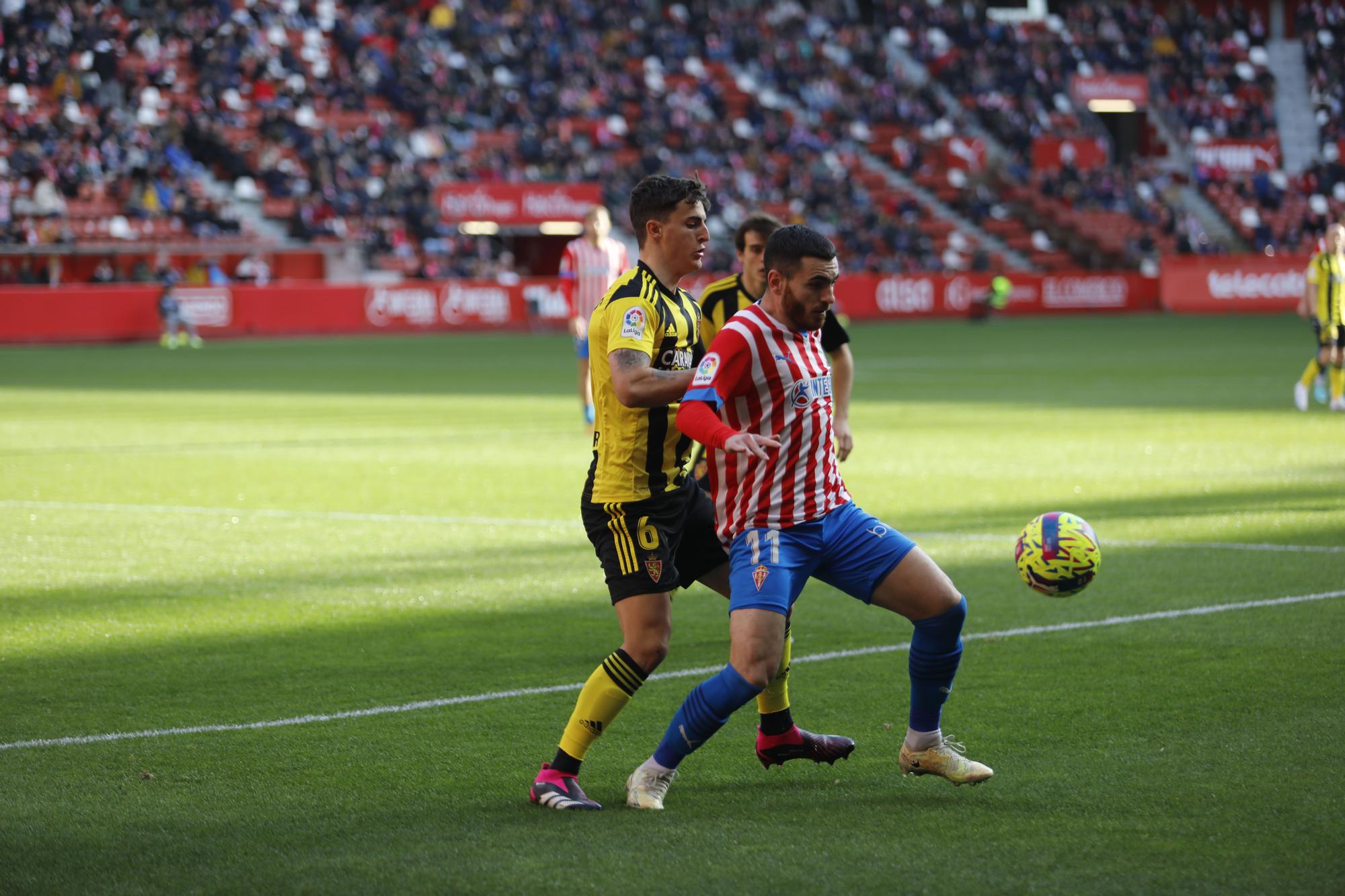 EN IMÁGENES: El encuentro entre el Sporting y el Real Zaragoza