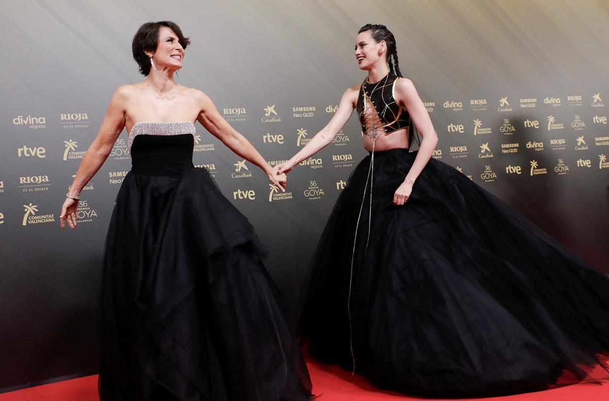 Todas las imágenes de la alfombra roja de los Premios Goya en València