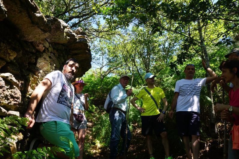 Ruta por las alvarizas de Vilatuxe.