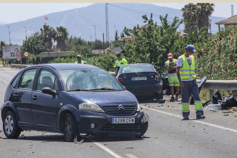 Ocho heridos en un accidente de tráfico en Callosa