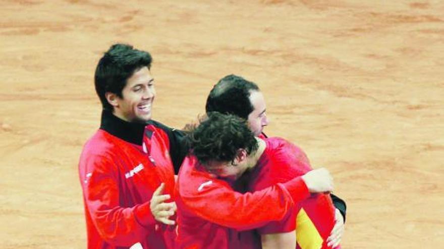 Nadal, Costa y Verdasco. | efe