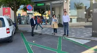 Ponteareas instala plazas de aparcamiento en farmacias