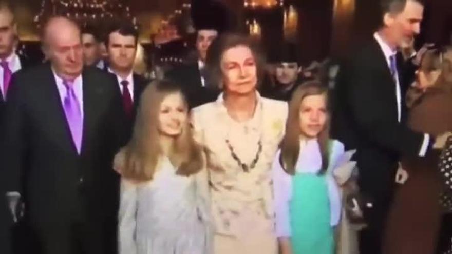 Discusión entre las reinas Letizia y Sofía por una foto