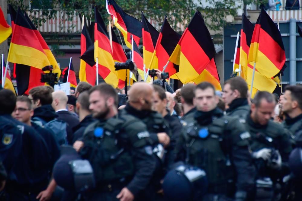 Marcha ultraderechista en Chemnitz