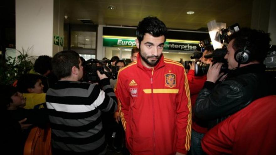 La selección española, en Gijón