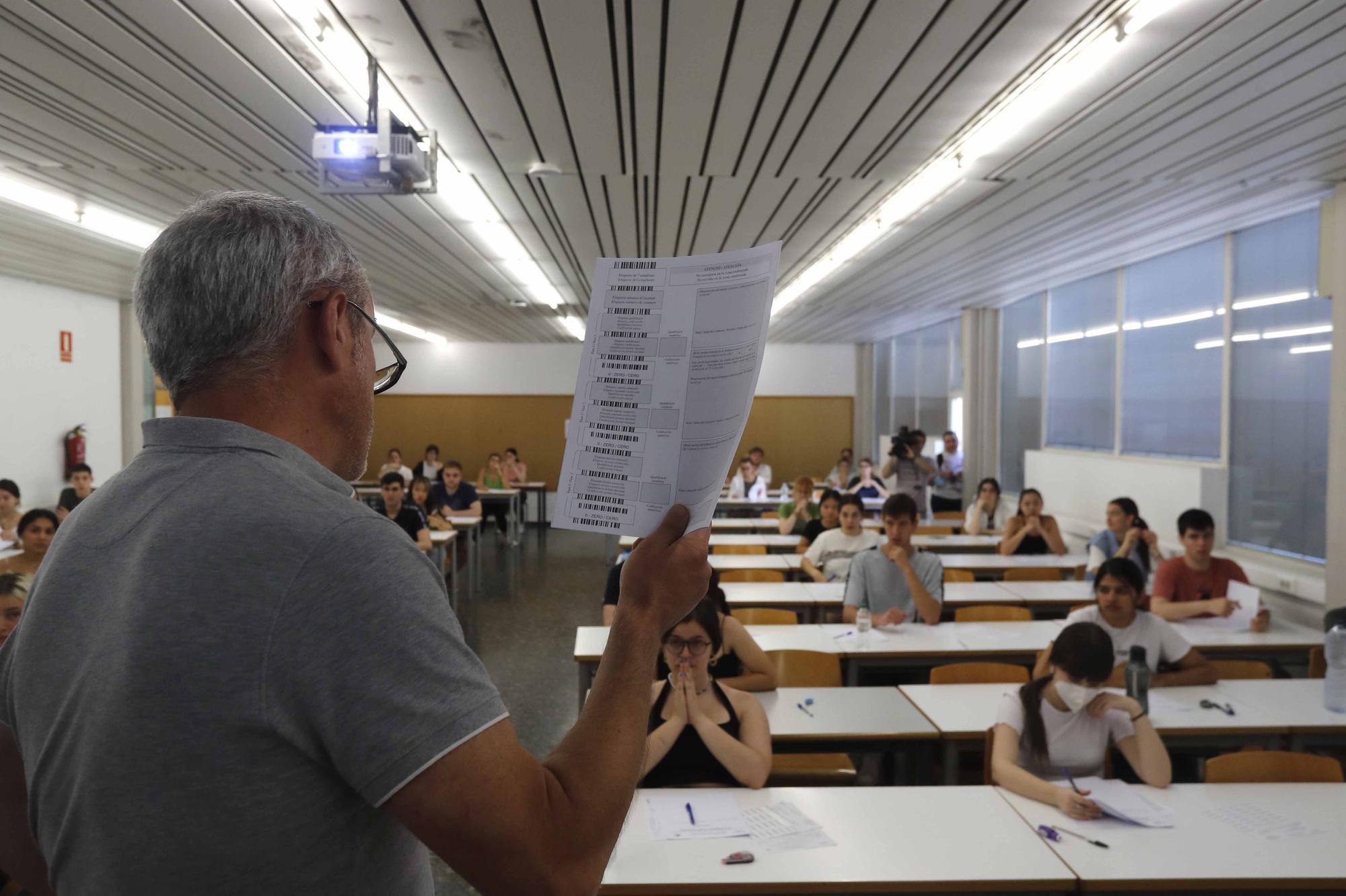 PAU 2022 en la Comunitat Valenciana: comienzan los exámenes de selectividad.