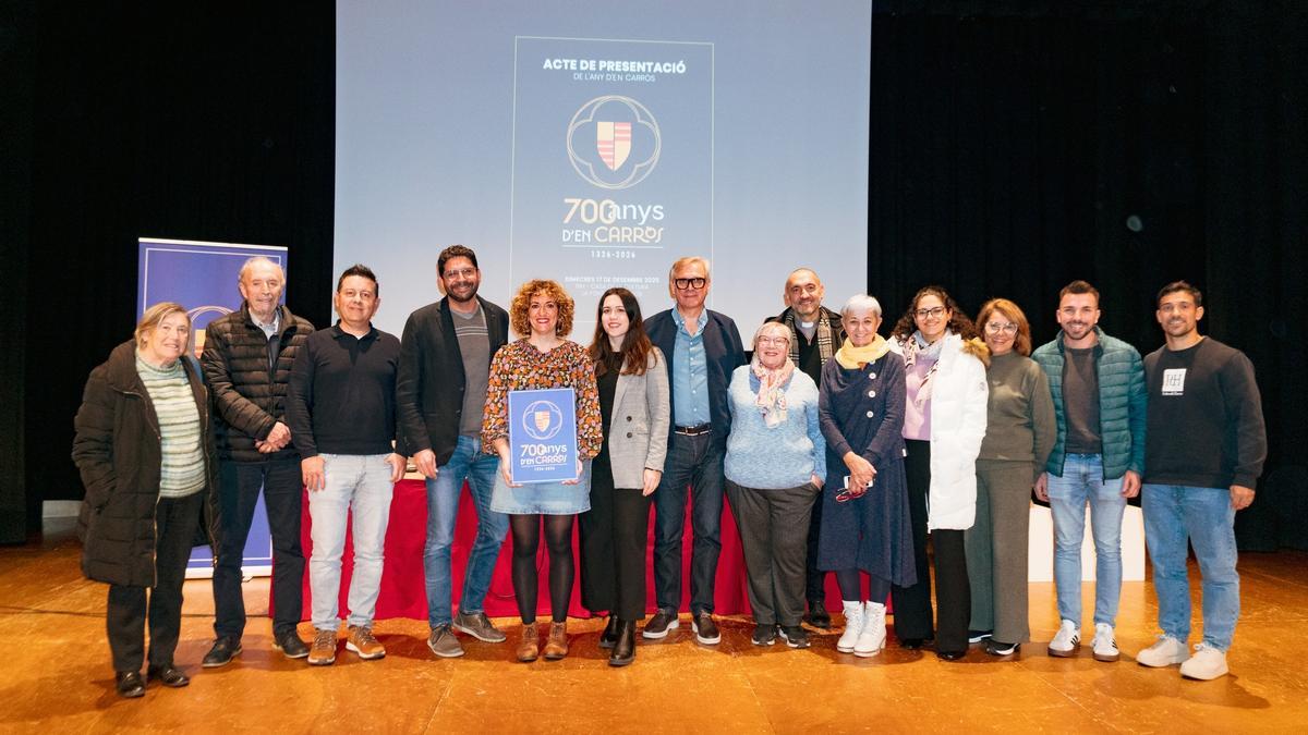 Acto de presentación de la programación del Any Carròs en la Casa de la Cultura.
