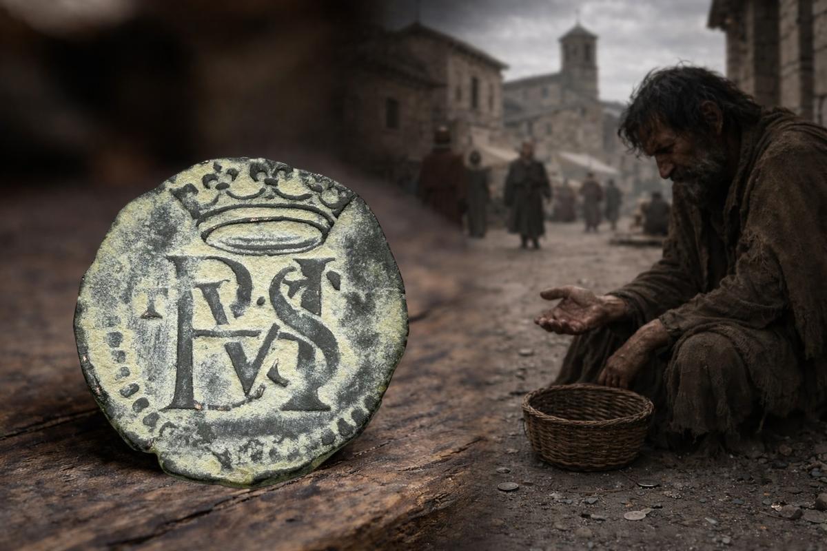 Quedarse sin blanca sigue siendo siglos después estar en una situación económica complicada.