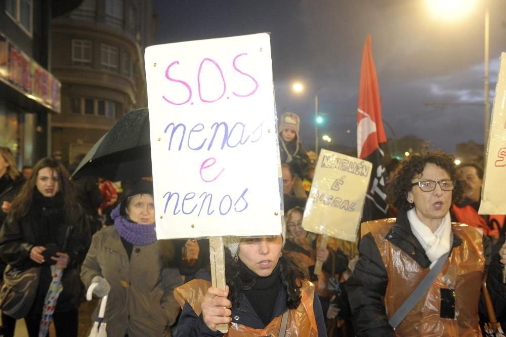 Manifiestación en A Coruña por los refugiados