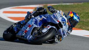 Álex Márquez, durante el GP de Valencia