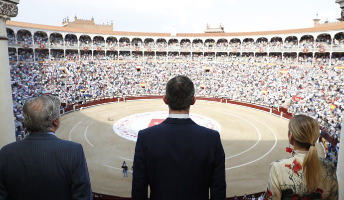 En la Corrida de la Beneficencia en Las Ventas.