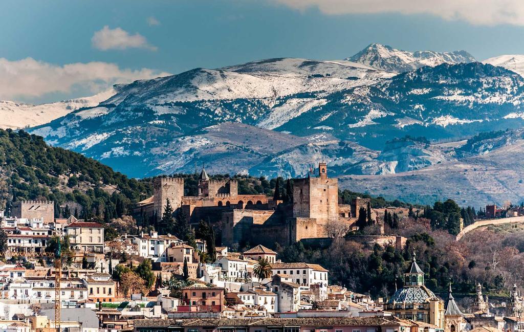 La Alhambra de Granada en invierno