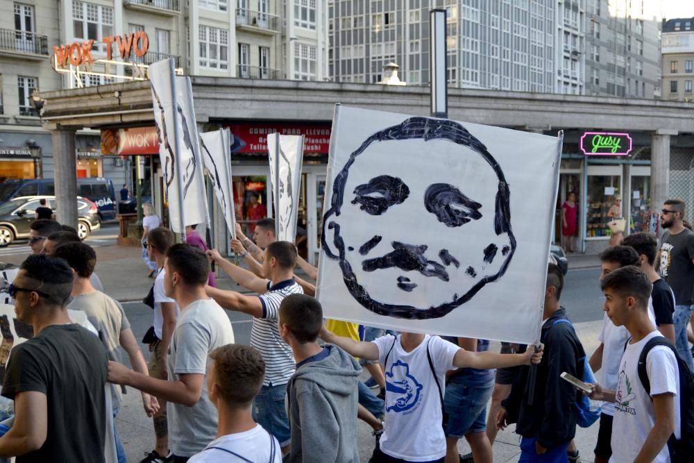 Manifestación en demanda de ''Xustiza para Jimmy''