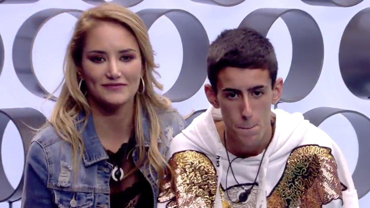 Alba Carrillo y El Cejas en el confesionario de 'GH VIP 7'