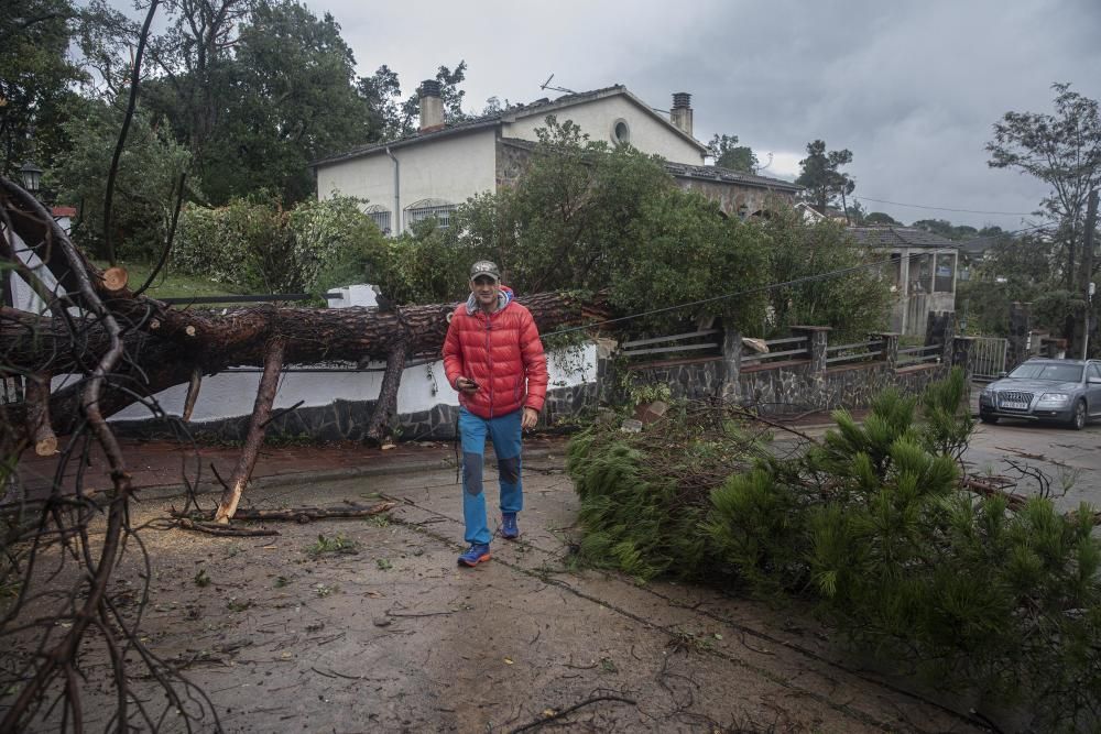 Destrosses a Riells i Viabrea per un tornado