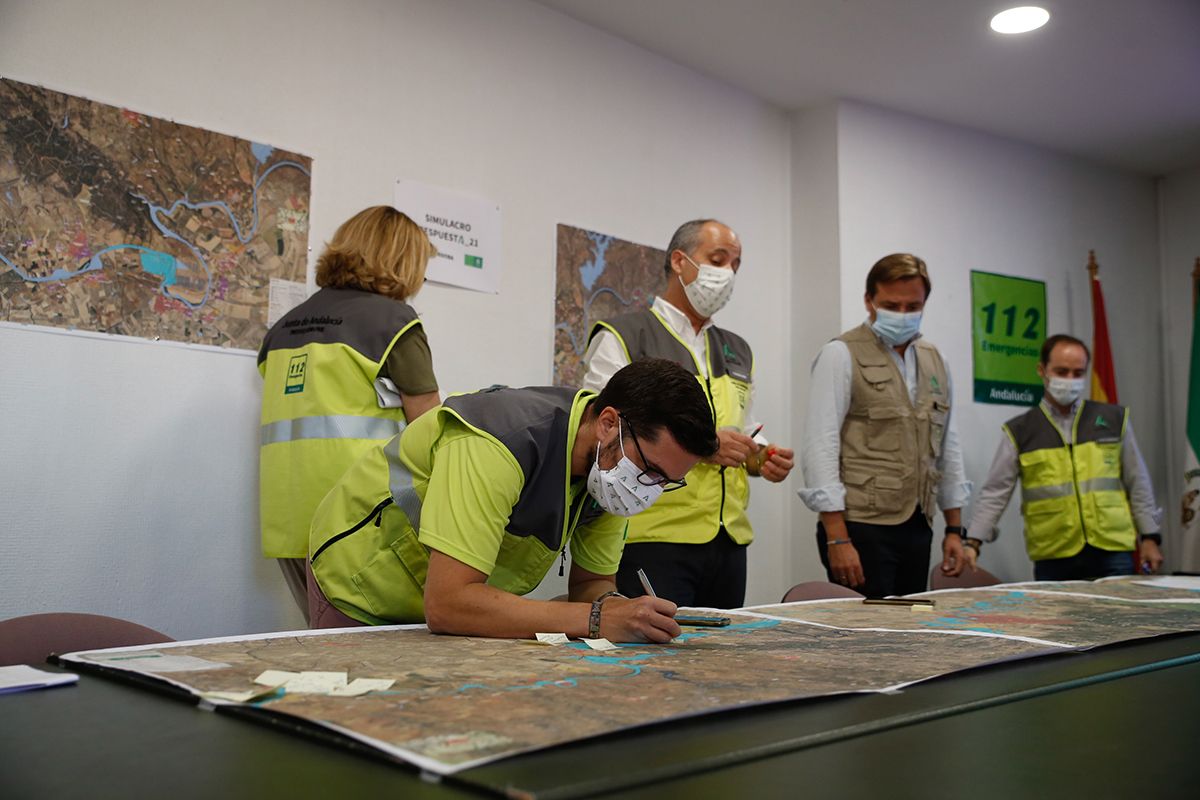 Simulacro de emergencias 112 Andalucía