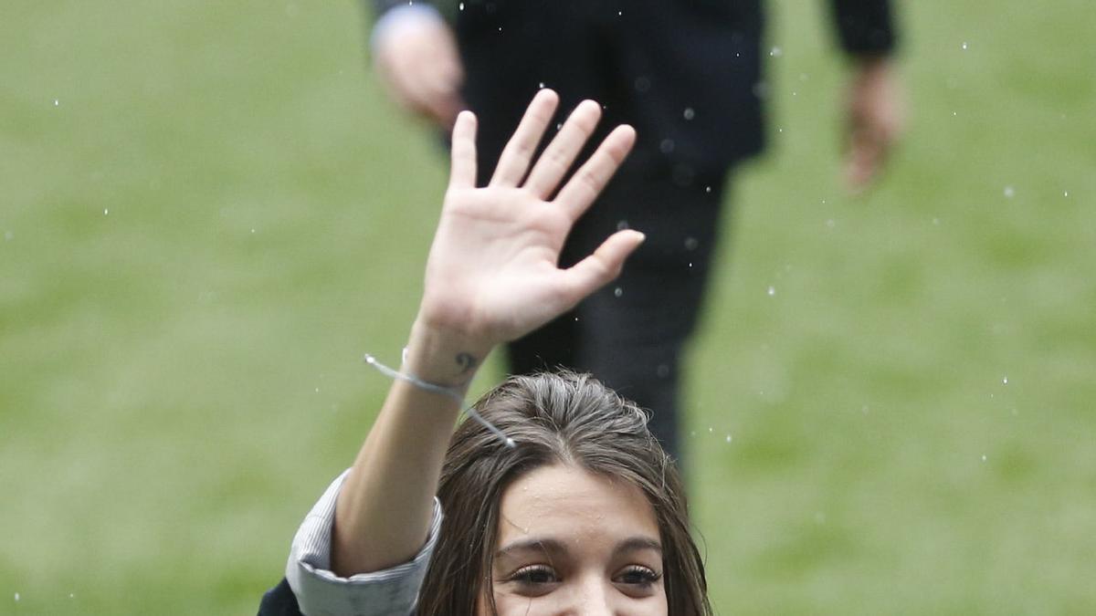 Ana Guerra en la presentación del concierto de OT en el Bernabéu