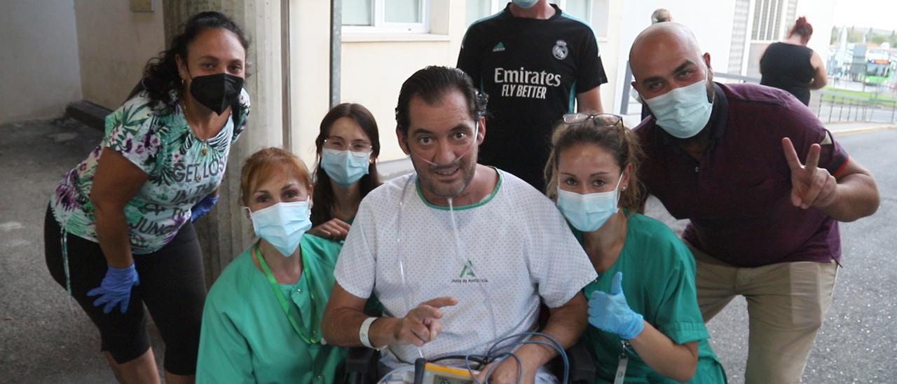 Paseos desde la UCI del Hospital Reina Sofía