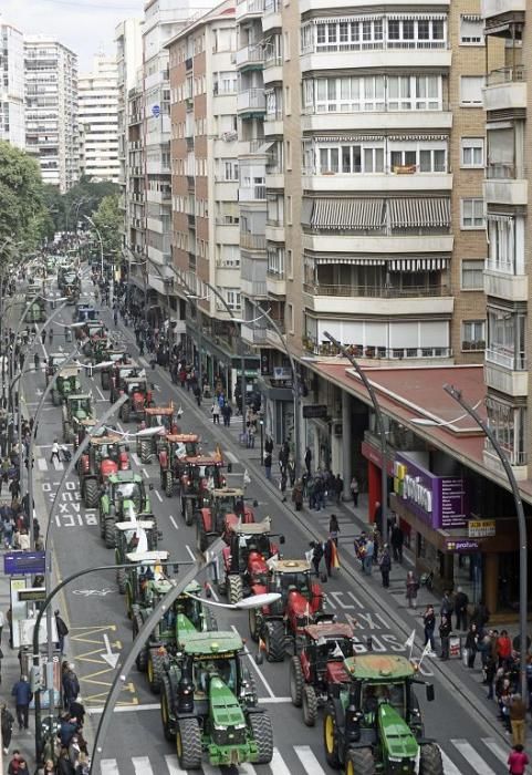 Así ha sido la manifestación de los agricultores en Murcia (II)