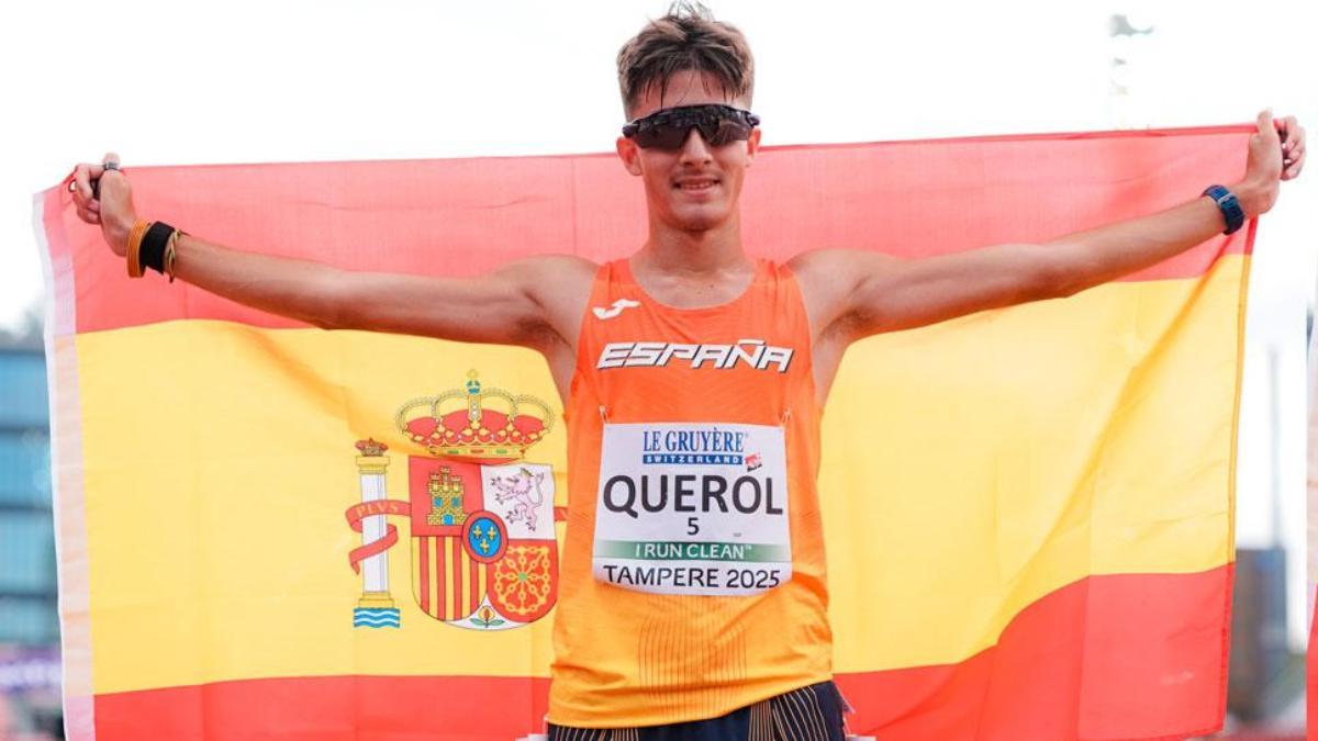 Joan Querol maravilló en el Europeo sub'20