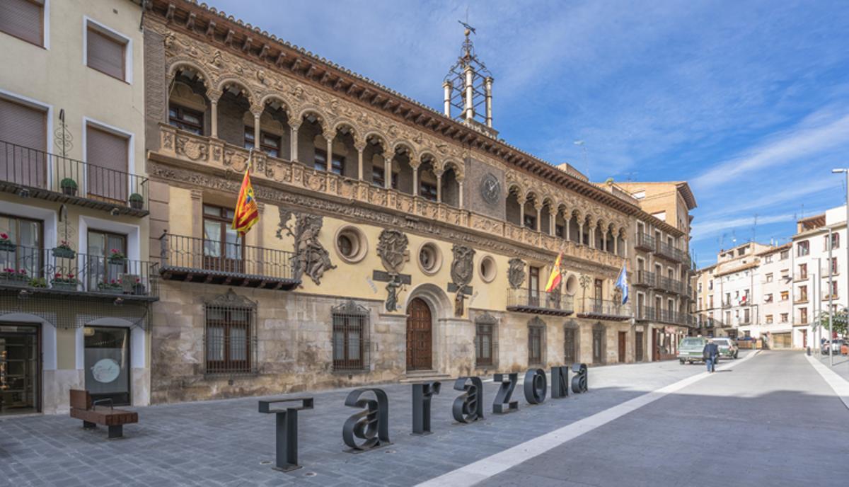 Fachada del Ayuntamiento de Tarazona.