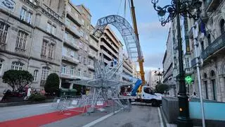 La Navidad de Vigo pierde su estrella fugaz gigante